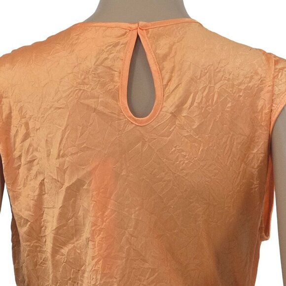 House of Harlow 1960 Peach High Neck Sleeveless Dress, Women's XL - Picture 5 of 13